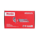 Ronix Model Rh-2034 9PCS Hand Tools Long Arm with Ball End Magnetic Hex Key