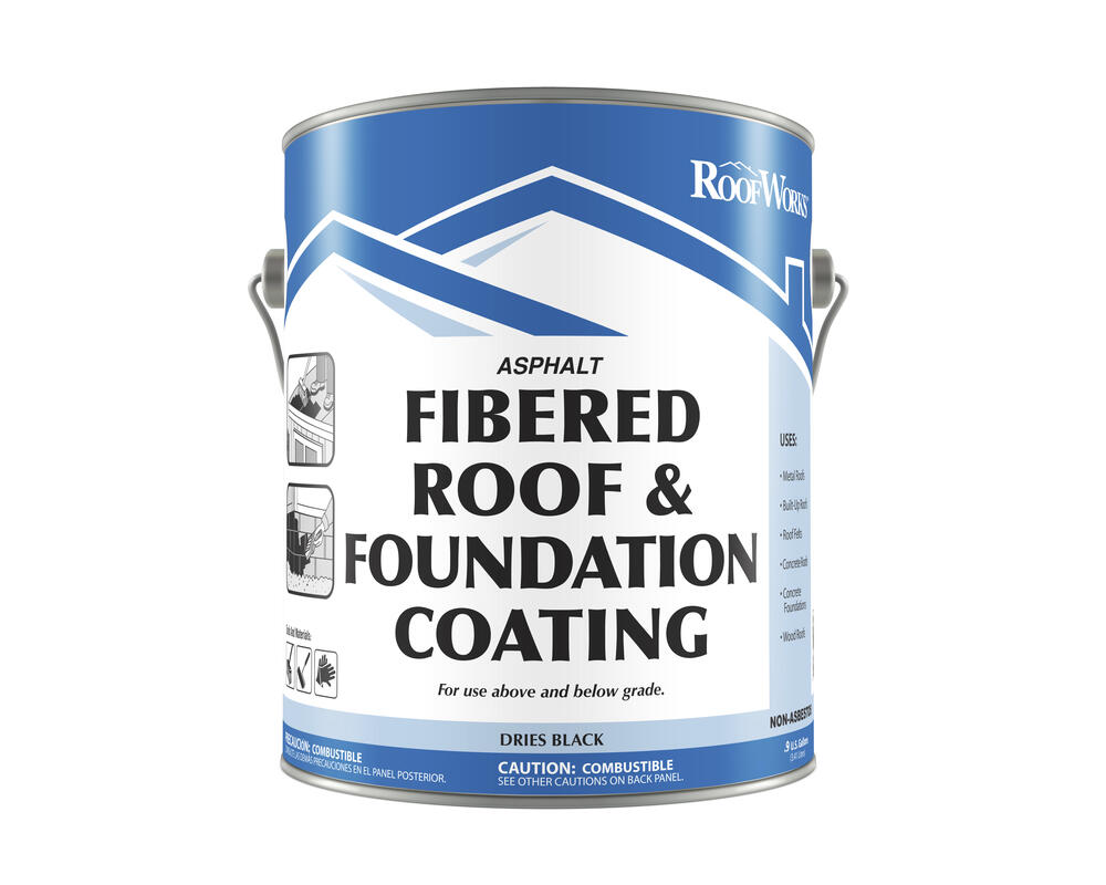 RoofWorks® Fibered Roof & Foundation Coating - 0.9 gal. – Super Arbor