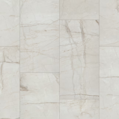 LVP - Morning Light Marble 20-mil x 12-in W x 24-in L Waterproof Interlocking Luxury Vinyl Tile Flooring