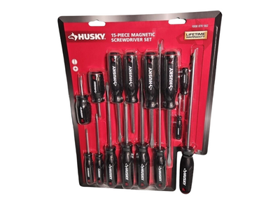 Husky Screwdriver Set (15-Piece)