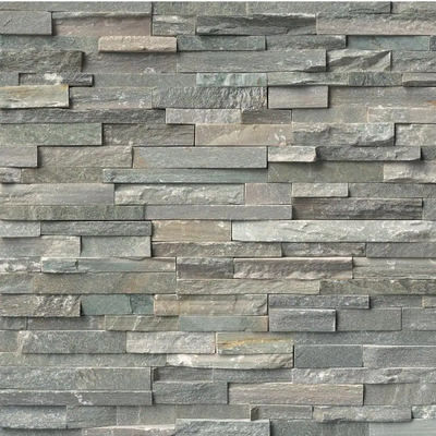 Sierra Blue Ledger Panel 6 in. x 24 in. Natural Quartzite Wall Tile (4 sq. ft./case)