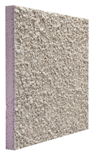 Styro Industries FP Ultra Lite 1' x 4' x 1" Ivory Cream Aggregate Foundation Insulation Panel