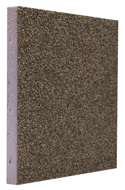 Styro Industries FP Ultra Lite 2' x 4' x 1" Earthtone Brown Aggregate Foundation Insulation Panel