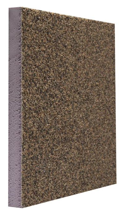 Styro Industries FP Ultra Lite 2' x 4' x 1" Natural Tan Aggregate Foundation Insulation Panel