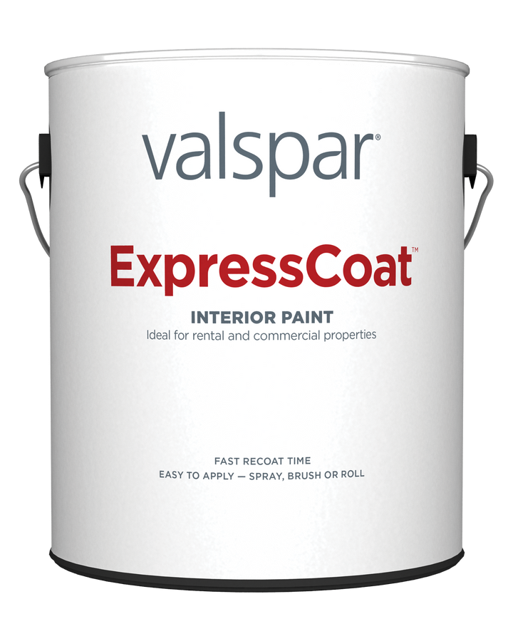 Valspar Pro ExpressCoat Extra White Eggshell Latex Tintable Interior Paint, 620-fl oz