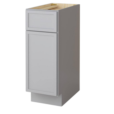 Vanity Art 12 in. W x 21 in. D x 32.5 in. H 1-Drawer Bath Vanity Cabinet Only in Gray