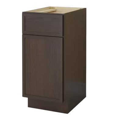 Vanity Art 15 in. W x 21 in. D x 32.5 in. H 1-Drawer Bath Vanity Cabinet Only in Brown