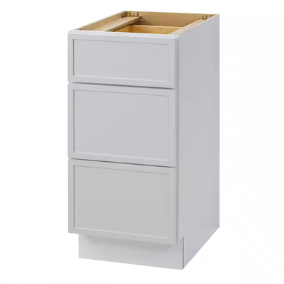 Vanity Art 15 in. W x 21 in. D x 32.5 in. H 3-Drawers Bath Vanity Cabinet Only in White