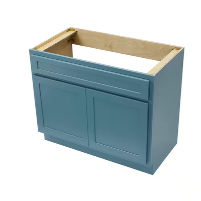 Vanity Art 39 in. W x 21 in. D x 32.5 in. H 2-Doors Bath Vanity Cabinet Only in Sea Green