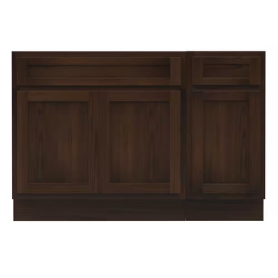 Vanity Art 48 in. W x 21 in. D x 32.5 in. H Bath Vanity Cabinet without Top in Brown