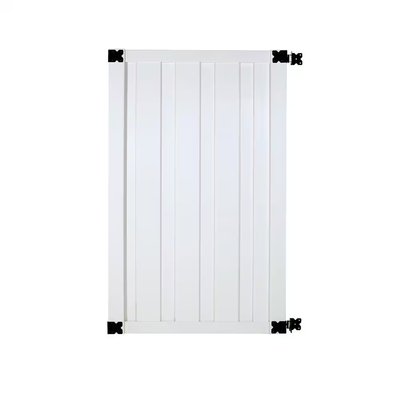 Veranda Bridgeport 3.5 ft. W x 6 ft. H White Vinyl Privacy Fence Gate