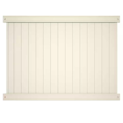 Veranda Pro-Series 6 ft. H x 8 ft. W Tan Vinyl Woodbridge Privacy Fence Panel