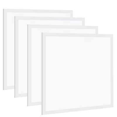 WYZM 24-in x 24-in Panel Light 4-Pack 250-sq ft Frosted Ceiling Light Panels