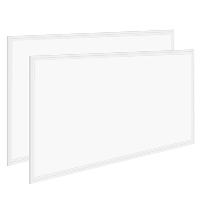 WYZM 24-in x 48-in Panel Light 2-Pack 400-sq ft Frosted Ceiling Light Panels