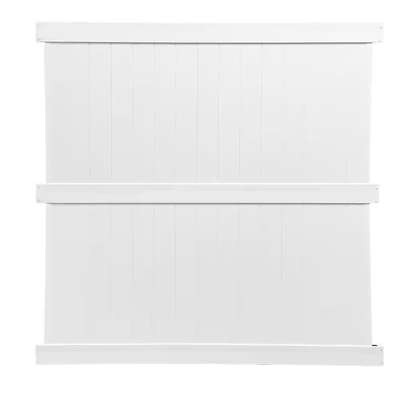 Weatherables Augusta 7 ft. H x 6 ft. W White Vinyl Privacy Fence Panel Kit