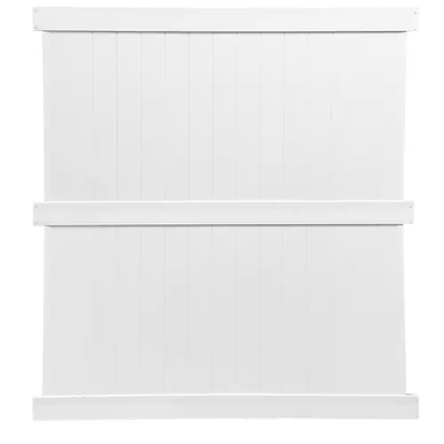 Weatherables Augusta 8 ft. H x 6 ft. W White Vinyl Privacy Fence Panel Kit