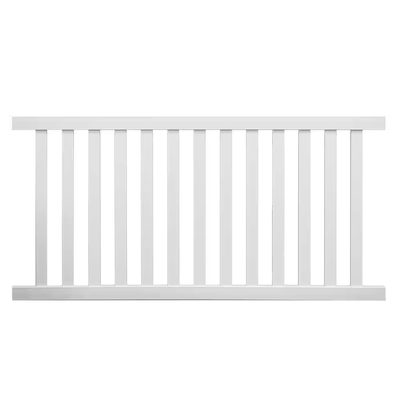 Weatherables Captiva 4 ft. H x 6 ft. W White Vinyl Pool Fence Panel