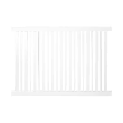 Weatherables Sarasota 4 ft. H x 6 ft. W White Vinyl Pool Fence Panel