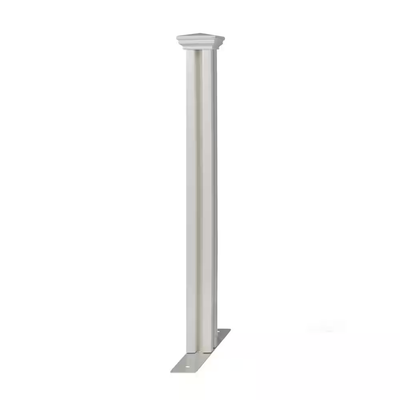 Zippity Outdoor Products Zippity Hinged 4.1in. x 4.1 in. x 3.2 ft. White Vinyl Portable Fence Finishing Post