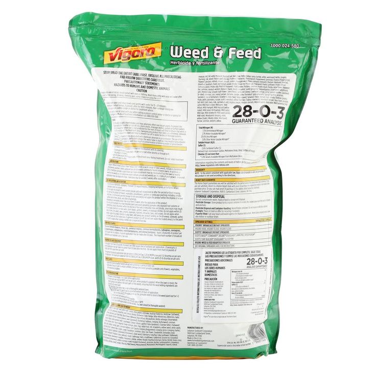 vigoro plant fertilizer Vigoro 7 lb. 2,500 sq. ft. Spring and Fall Weed and Feed Lawn Fertilizer
