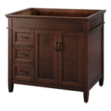 Ashburn 36 in. W Bath Vanity Cabinet Only in Mahogany - Super Arbor