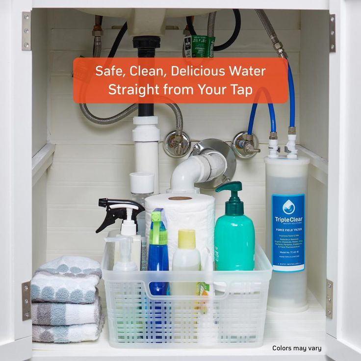 Force Field - Under the Sink 10 in. Point of Use Water Filtration Kit with Carbon