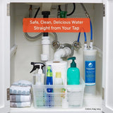Force Field - Under the Sink 10 in. Point of Use Water Filtration Kit with Carbon