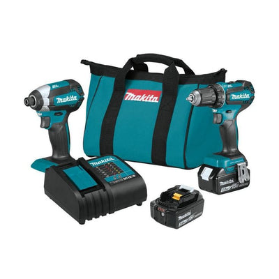 18-Volt LXT Lithium-ion Brushless Cordless 2-Piece Combo Kit 3.0Ah Driver-Drill/ Impact Driver