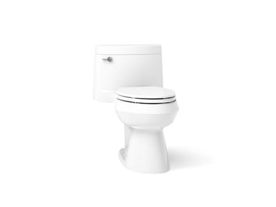 KOHLER Cimarron 1-Piece 1.28 GPF Single Flush Elongated Toilet in Dune