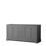 Avery 71 in. W x 21.75 in. D Bathroom Vanity Cabinet Only in White