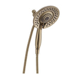 In2ition Two-in-One 5-Spray 6.8 in. Dual Wall Mount Fixed and Handheld Shower Head in Stainless - Super Arbor