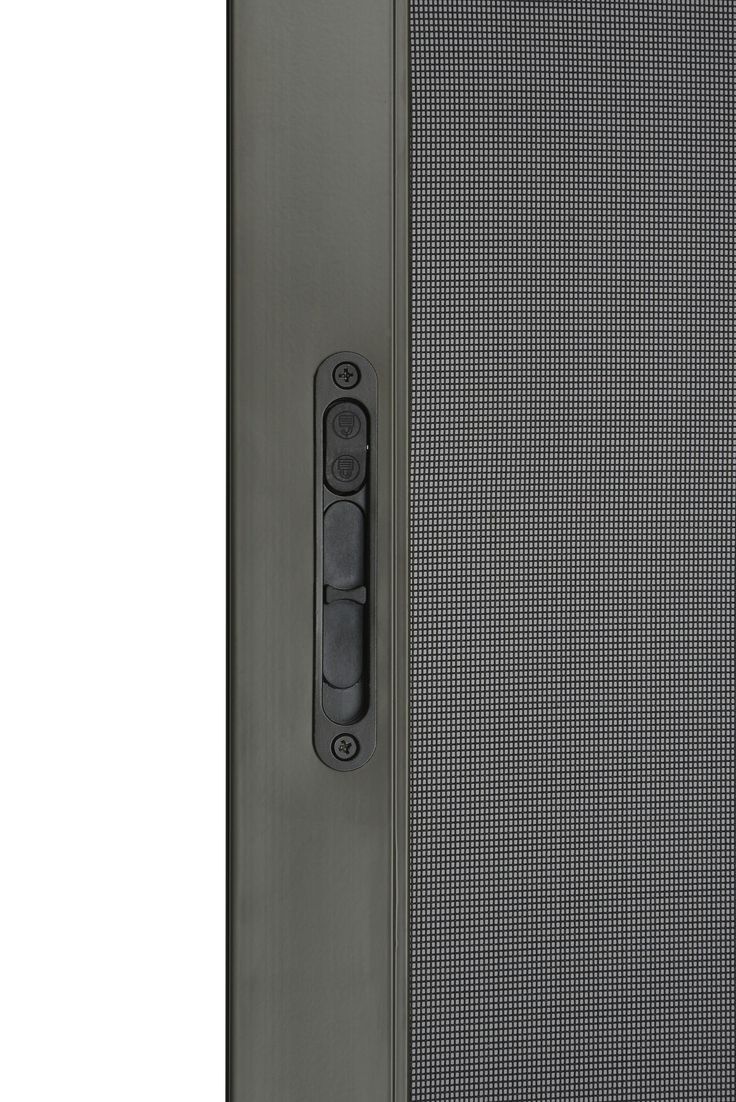 RELIABILT 48-in x 80-in Bronze Aluminum Sliding Patio Screen Door