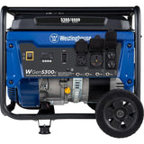 Westinghouse WGen5300v 6,600/5,300 Watt Gas Powered Portable Generator with RV and Transfer Switch Ready Outlets for Home Backup