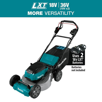 Makita 18 in. 18-Volt X2 (36V) LXT Lithium-Ion Cordless Walk Behind Self Propelled Lawn Mower, Tool Only