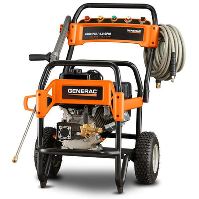 Generac 4,200 PSI 4.0 GPM OHV Engine Triplex Pump Gas Powered Pressure Washer