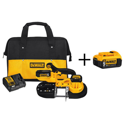 20-Volt MAX Lithium-Ion Cordless Band Saw Kit with Bonus 6.0 Ahr Battery Pack - Super Arbor