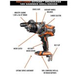 18-Volt OCTANE Cordless Brushless 1/2 in. Hammer Drill/Driver
