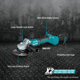 Makita 36V (18V X2) LXT Brushless Cordless 7 in. Paddle Switch Cut-Off/Angle Grinder with Electric Brake, Tool Only