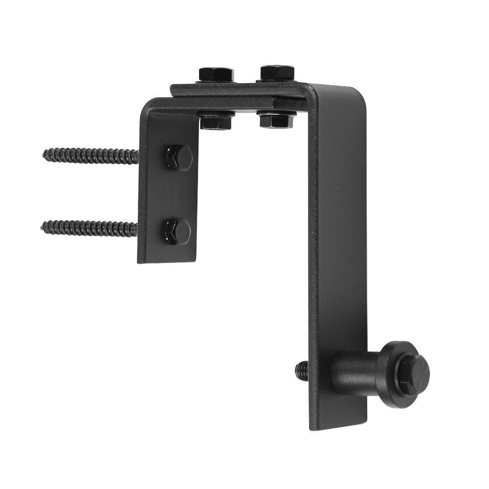 8 ft./96 in. Country Style Bypass Steel Sliding Barn Wood Door Hardware Roller Track Kit for Wood and Concrete Wall - Super Arbor