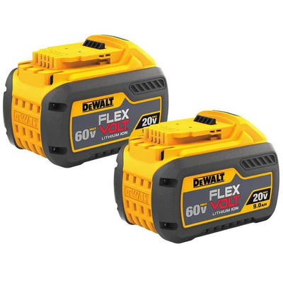 FLEXVOLT 20V/60V MAX Lithium-Ion 9.0Ah Battery Pack (2 Pack)