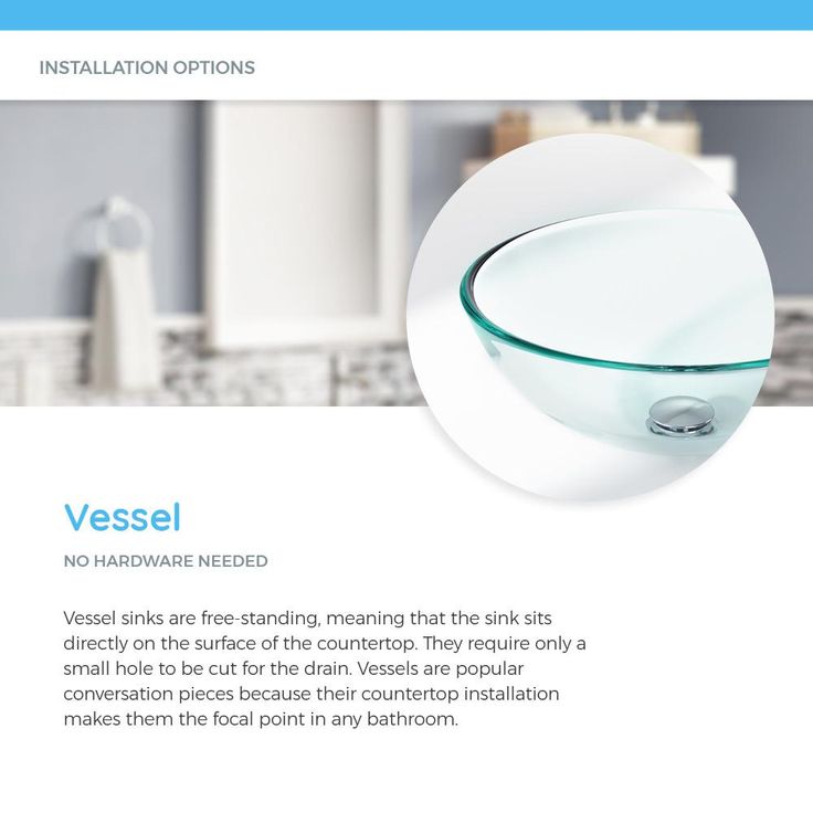 MR Direct Glass Vessel Sink in Frost