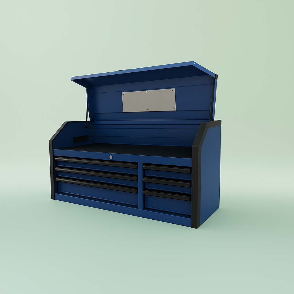 Husky Heavy-Duty 52-inch Matte Blue Steel Tool Chest – Super Arbor