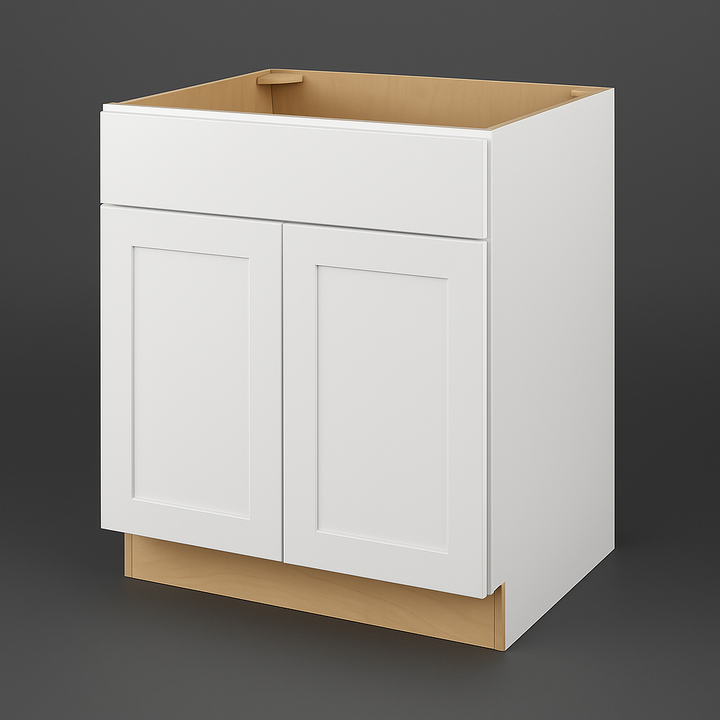 Hampton Bay Avondale Shaker Sink Base Cabinet, Alpine White