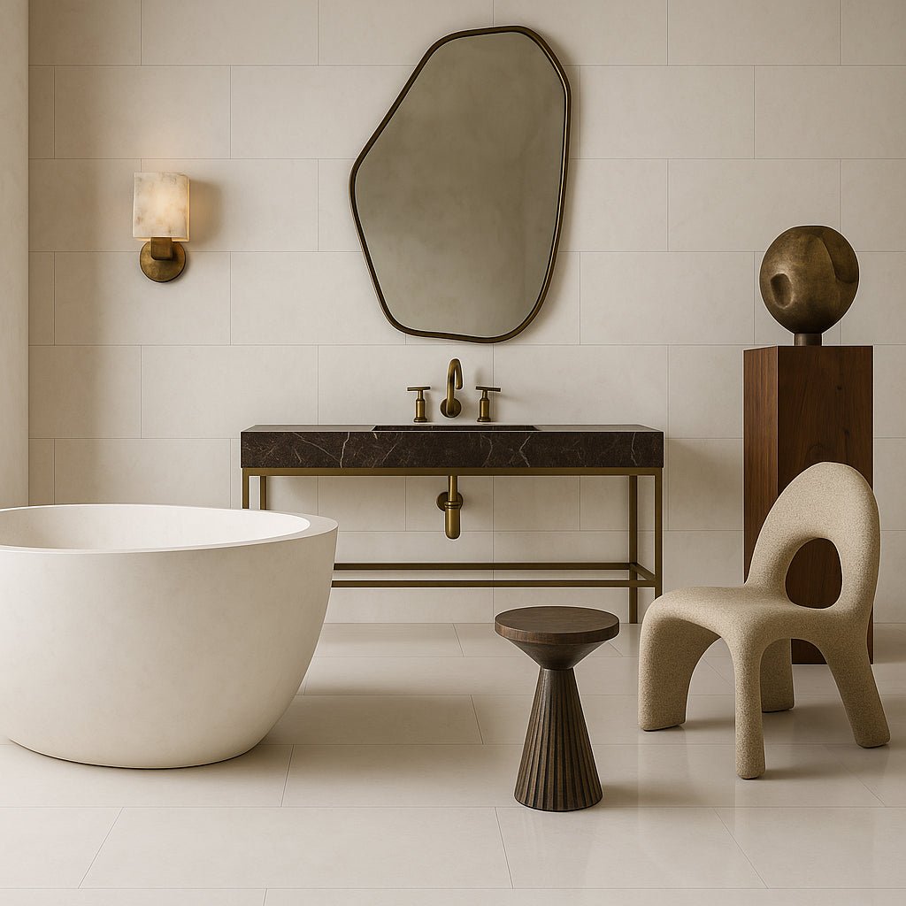 Adeassi Tile Adessi Athena Ice Polished Porcelain Tile - 24 x 48, White, Waterproof ...