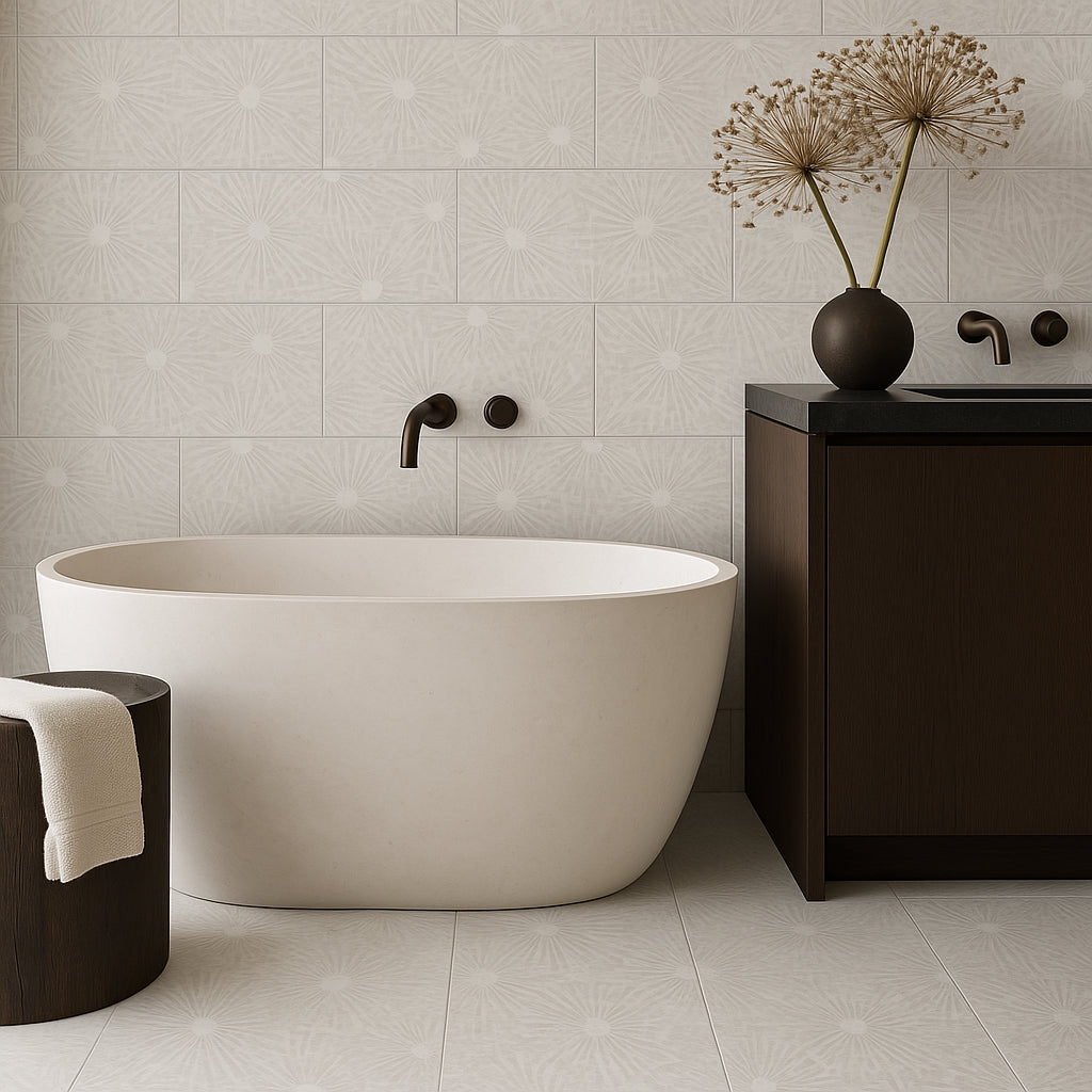 Adeassi Tile Adessi Mykonos White Porcelain Tile - 24 x 48 Polished Finish – Super Arbor