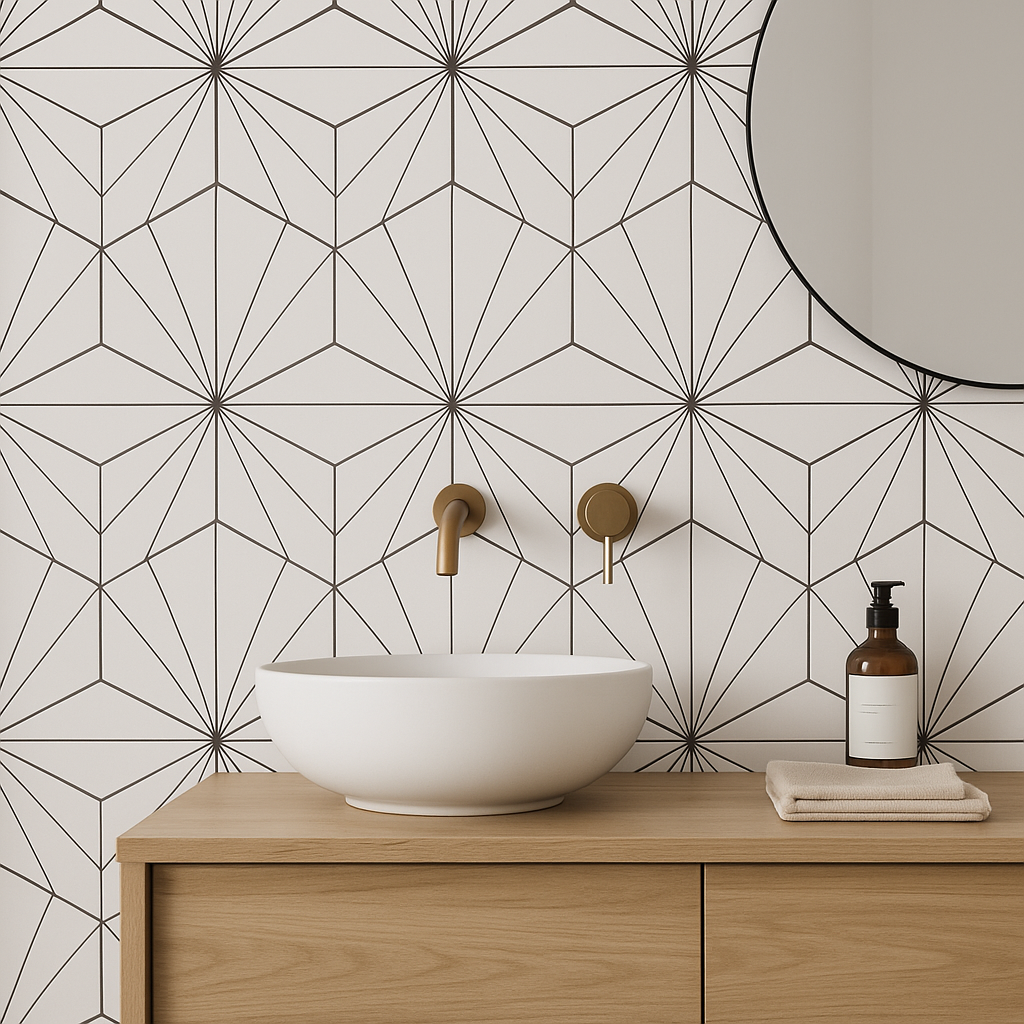 Adeassi Tile Adessi Kavala White Porcelain Tile - 11 x 13 Matte Finish – Super Arbor