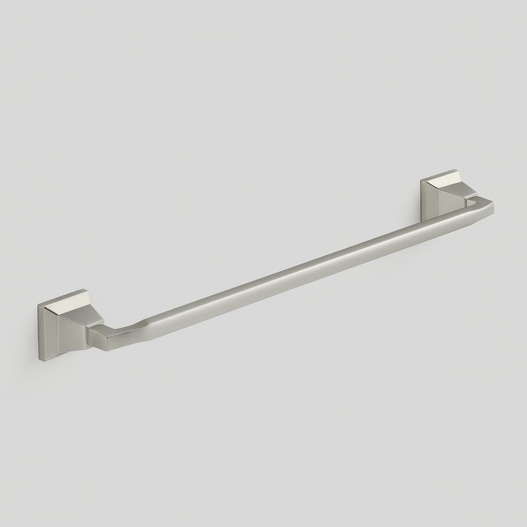 A single green leaf against a white background.