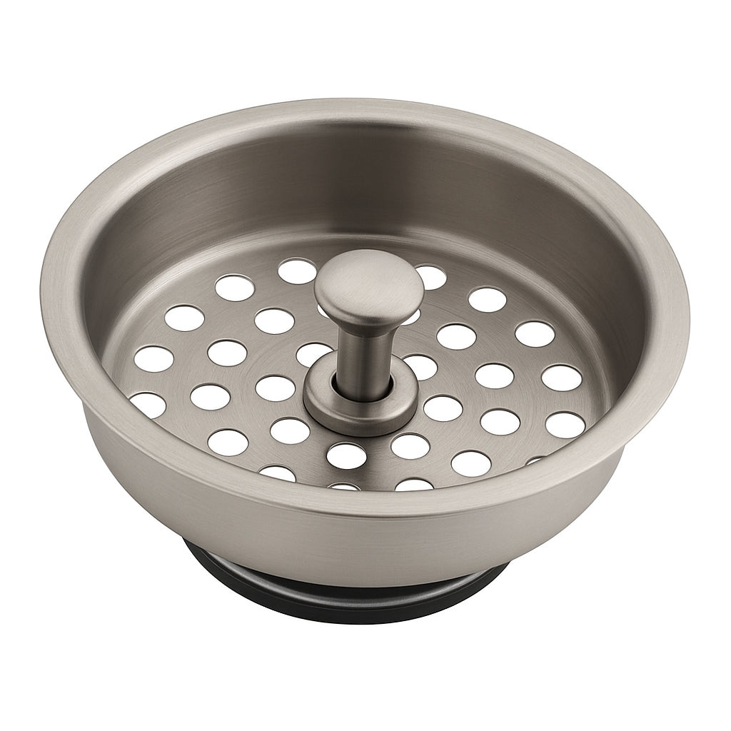 A single green leaf against a white background.