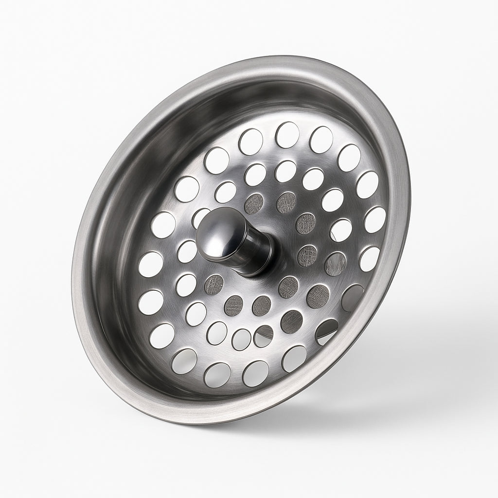 A single green leaf against a white background.