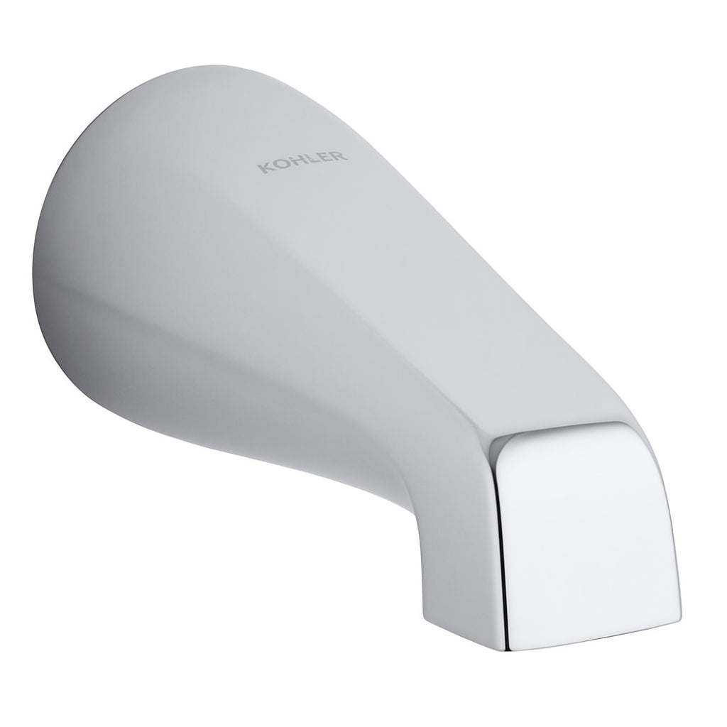 A single green leaf against a white background.